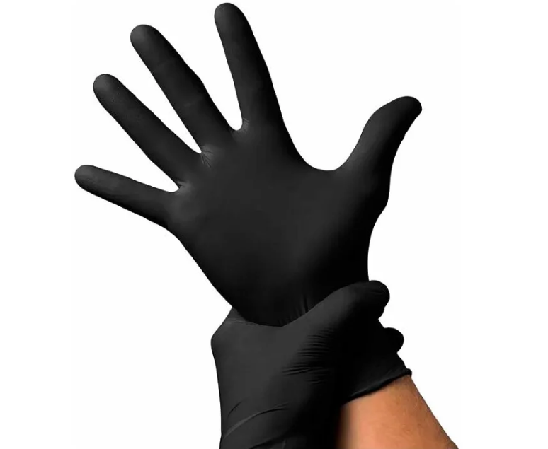 Перчатки нитриловые MATRIX Classik Nitrile S (50 пар) черные