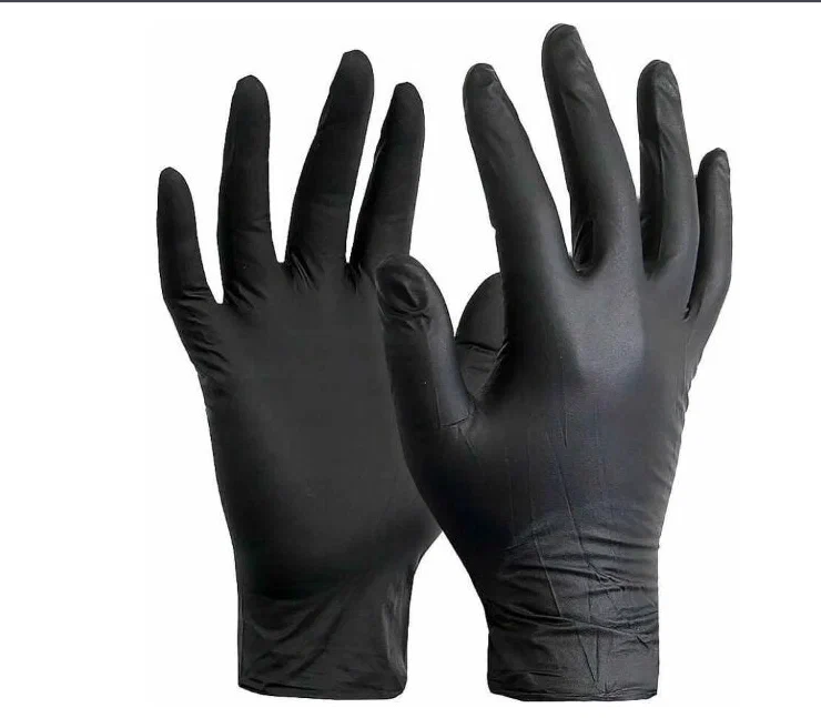 Перчатки нитриловые MATRIX Classik Nitrile S (50 пар) черные
